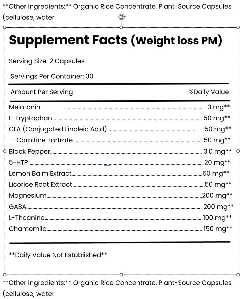 SIMPLIFI Collection: White Label Weight Loss Supplement - PM Edition